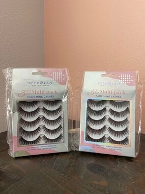 3D Multi-Pack Faux Mink Lashes_Set of 2_Black